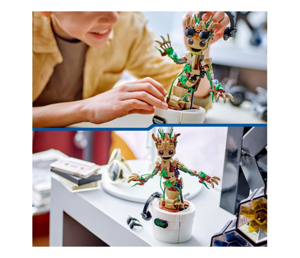 LEGO 76297 Tańczący Groot - 1266185 - zdjęcie 6